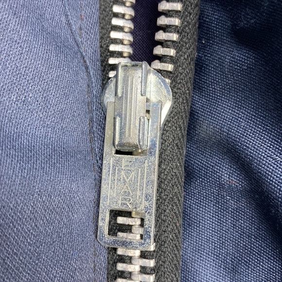 VINTAGE Military B-940 Blue Fur Hooded Puffer Puffy Jacket Men’s XL - Picture 7 of 15